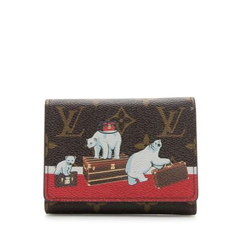 louis vuitton polar bear wallet|Louis Vuitton Wallet Victorine Illustre Xmas Polar Bear.